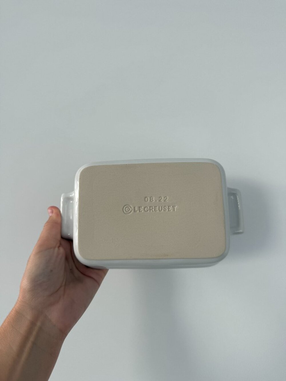 Le Creuset White Small Casserole Dish